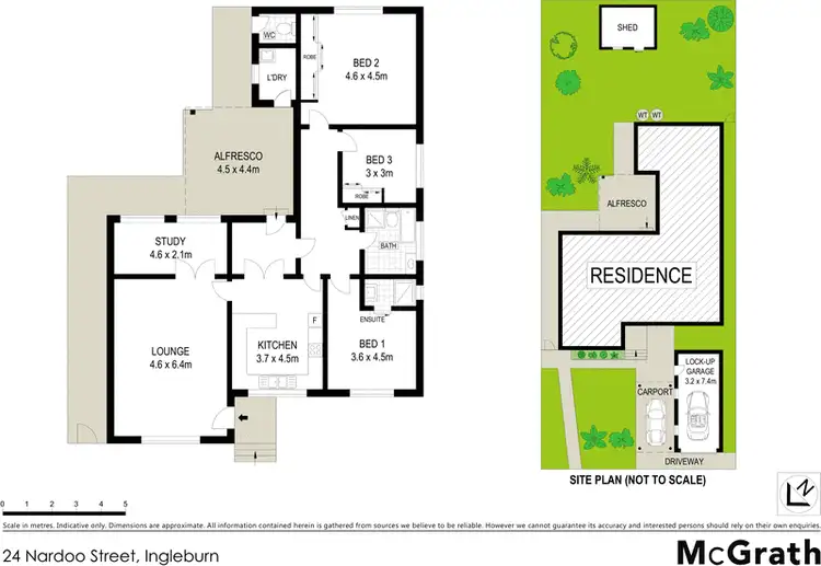 Floorplan of Homely house listing, 24 Nardoo Street, Ingleburn NSW 2565