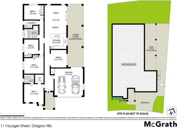 Floorplan of Homely house listing, 11 Voyager Street, Gregory Hills NSW 2557