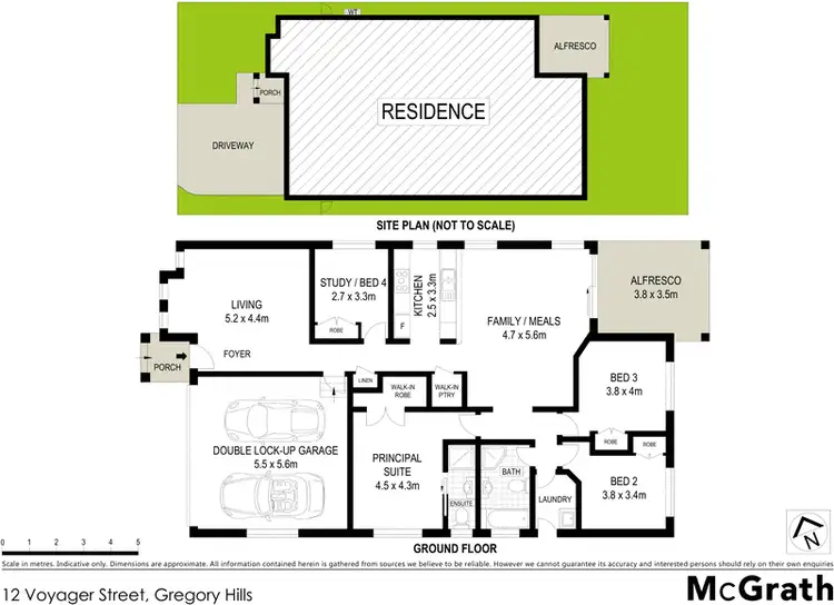 Floorplan of Homely house listing, 12 Voyager Street, Gregory Hills NSW 2557