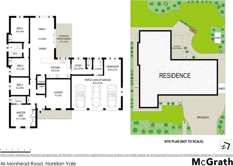 Floorplan of Homely house listing, 46 Morshead Road, Narellan Vale NSW 2567