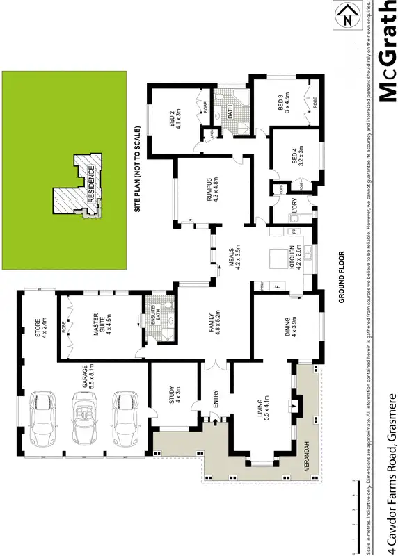 Floorplan of Homely house listing, 4 Cawdor Farms Road, Grasmere NSW 2570