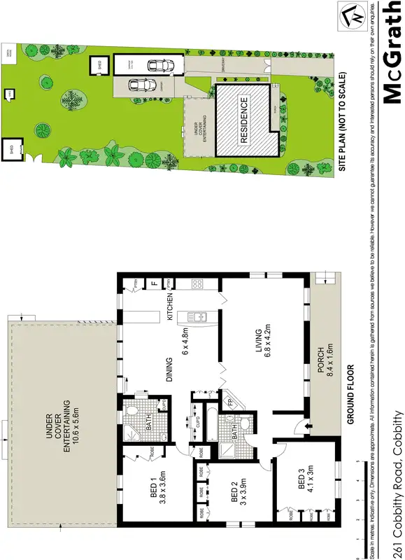 Floorplan of Homely house listing, 261 Cobbitty Road, Cobbitty NSW 2570