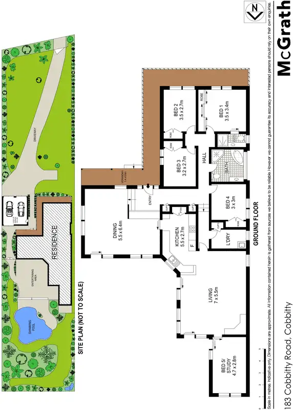 Floorplan of Homely house listing, 183 Cobbitty Road, Cobbitty NSW 2570