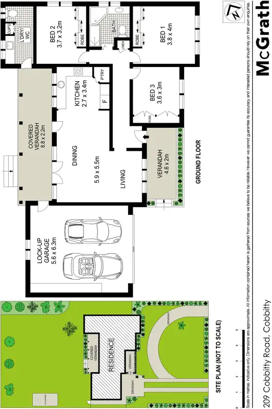Floorplan of Homely house listing, 209 Cobbitty Road, Cobbitty NSW 2570