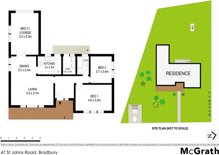 Floorplan of Homely house listing, 47 St Johns Road, Bradbury NSW 2560