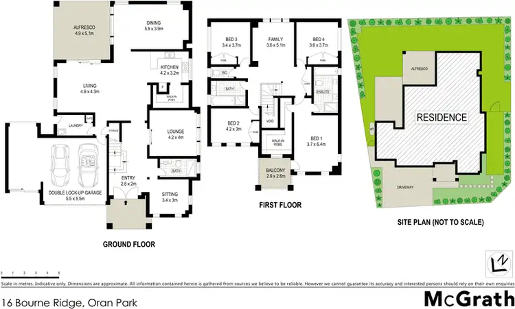 Floorplan of Homely house listing, 16 Bourne Ridge, Oran Park NSW 2570