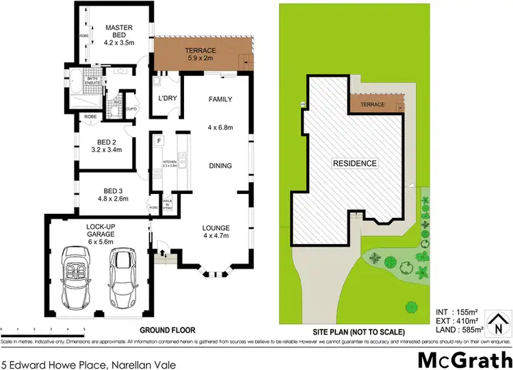 Floorplan of Homely house listing, 5 Edward Howe Place, Narellan Vale NSW 2567