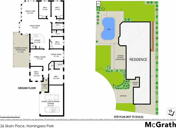 Floorplan of Homely house listing, 26 Skain Place, Horningsea Park NSW 2171