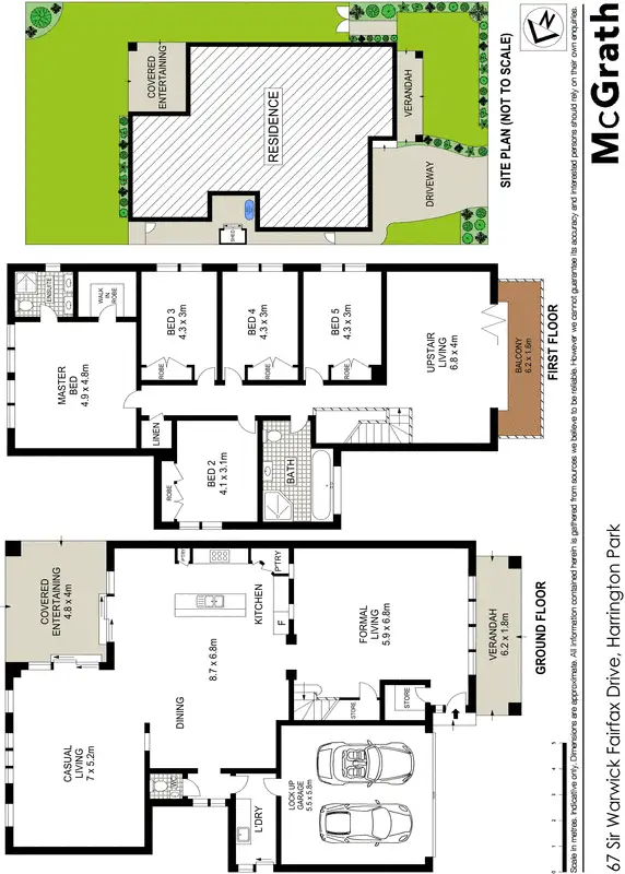 Floorplan of Homely house listing, 67 Sir Warwick Fairfax Drive, Harrington Park NSW 2567