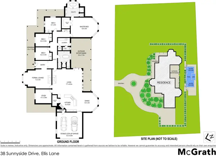 Floorplan of Homely house listing, 38 Sunnyside Drive, Ellis Lane NSW 2570
