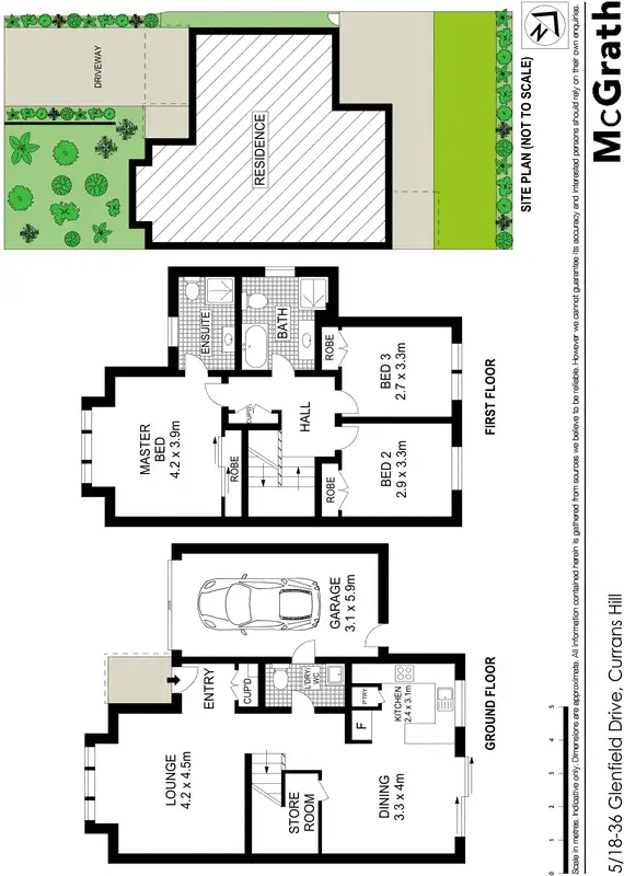 Floorplan of Homely townhouse listing, 5/18-36 Glenfield Drive, Currans Hill NSW 2567
