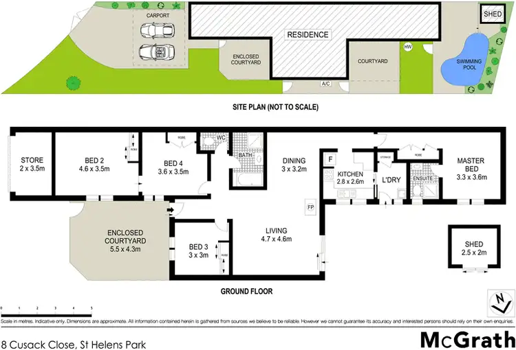 Floorplan of Homely house listing, 8 Cusack Close, St Helens Park NSW 2560
