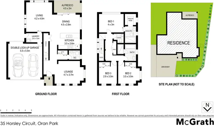 Floorplan of Homely house listing, 35 Horsley Circuit, Oran Park NSW 2570