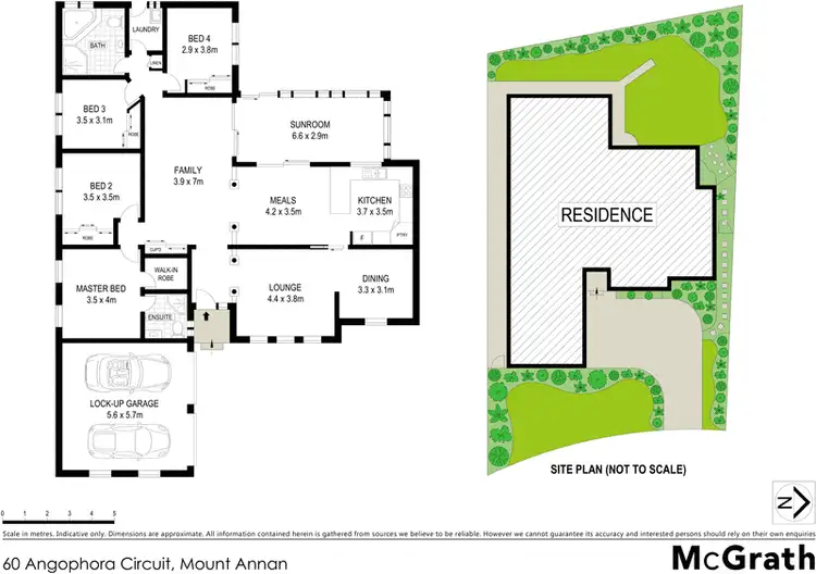 Floorplan of Homely house listing, 60 Angophora Circuit, Mount Annan NSW 2567