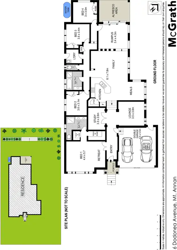 Floorplan of Homely house listing, 6 Dodonea Circuit, Mount Annan NSW 2567