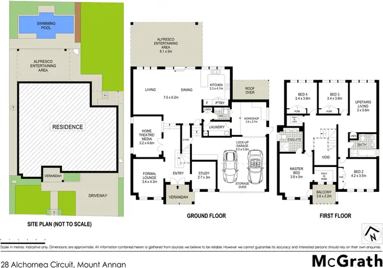 Floorplan of Homely house listing, 28 Alchornea Circuit, Mount Annan NSW 2567