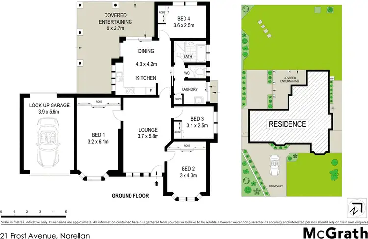 Floorplan of Homely house listing, 21 Frost Avenue, Narellan NSW 2567