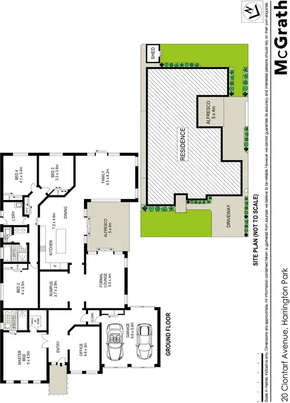 Floorplan of Homely house listing, 20 Clontarf Avenue, Harrington Park NSW 2567