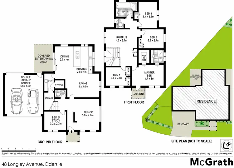 Floorplan of Homely house listing, 48 Longley Avenue, Elderslie NSW 2570