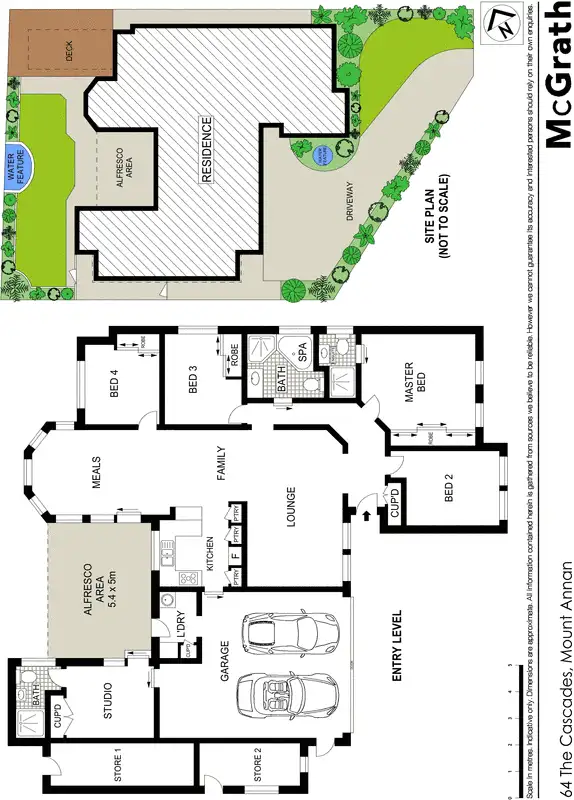Floorplan of Homely house listing, 64 The Cascades, Mount Annan NSW 2567