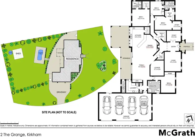 Floorplan of Homely house listing, 2 The Grange, Kirkham NSW 2570