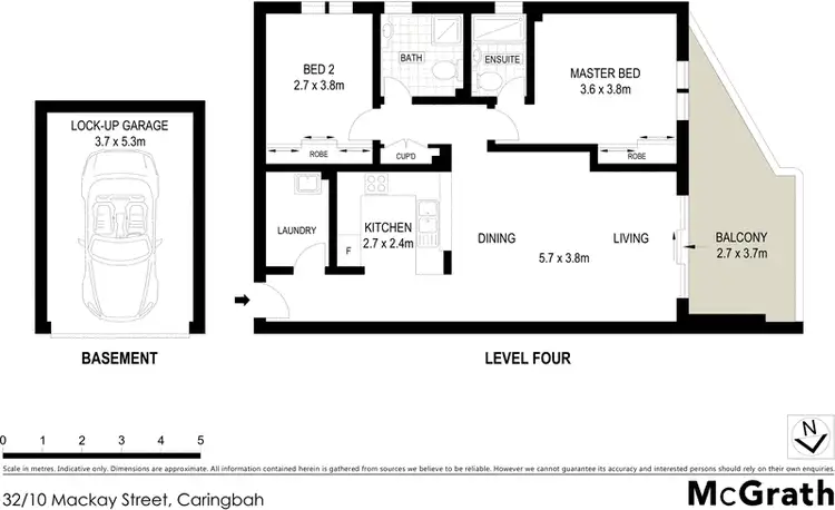 Floorplan of Homely apartment listing, 32/10 MacKay Street, Caringbah NSW 2229