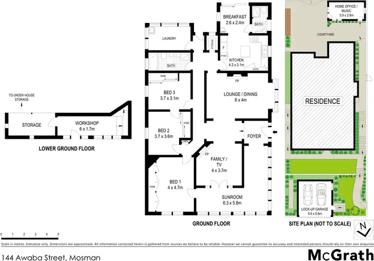Floorplan of Homely house listing, 144 Awaba Street, Mosman NSW 2088
