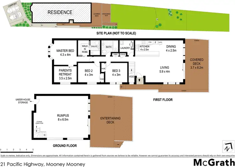 Floorplan of Homely house listing, 21 Pacific Highway, Mooney Mooney NSW 2083