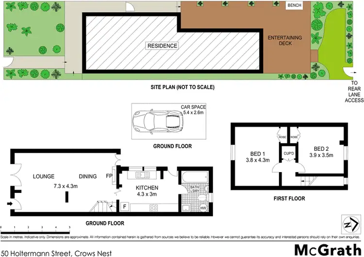 Floorplan of Homely house listing, 50 Holtermann Street, Crows Nest NSW 2065
