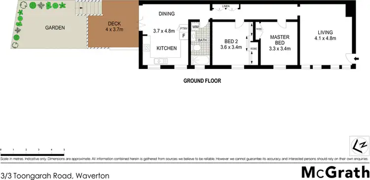 Floorplan of Homely apartment listing, 3/3 Toongarah Road, Waverton NSW 2060