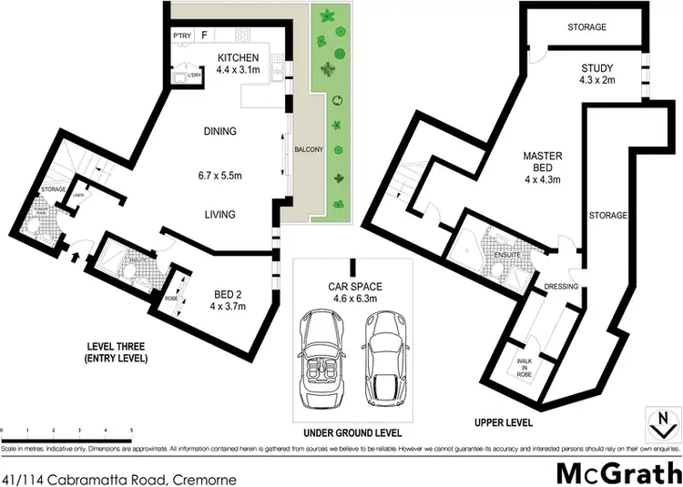 Floorplan of Homely apartment listing, 41/114 Cabramatta Road, Cremorne NSW 2090