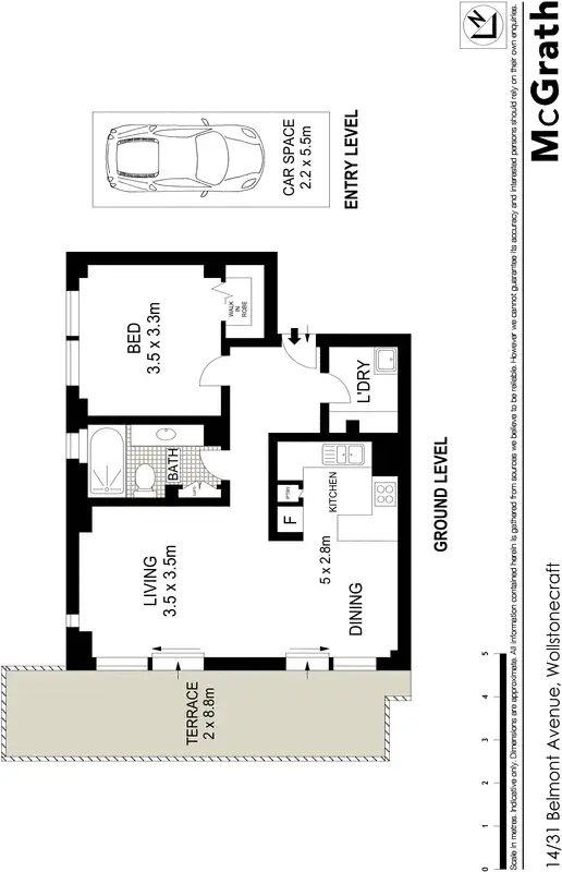 Floorplan of Homely apartment listing, 14/31 Belmont Avenue, Wollstonecraft NSW 2065