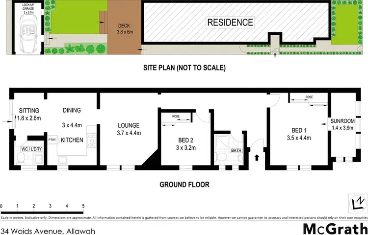 Floorplan of Homely house listing, 34 Woids Avenue, Allawah NSW 2218