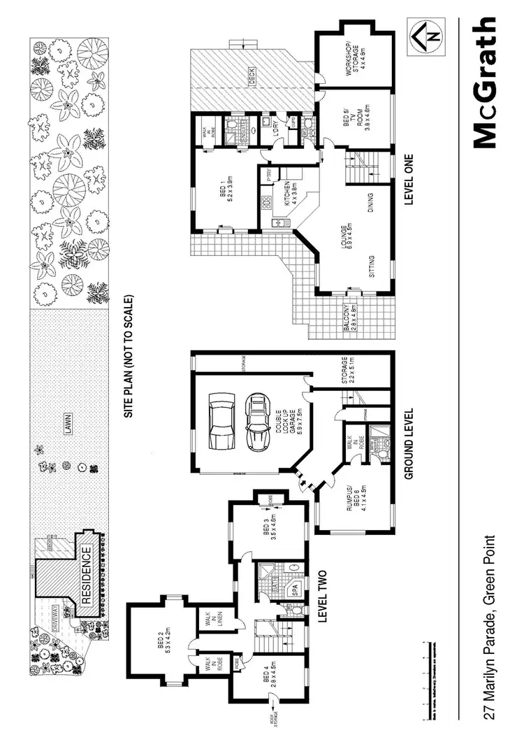 Floorplan of Homely house listing, 27 Marilyn Parade, Green Point NSW 2251