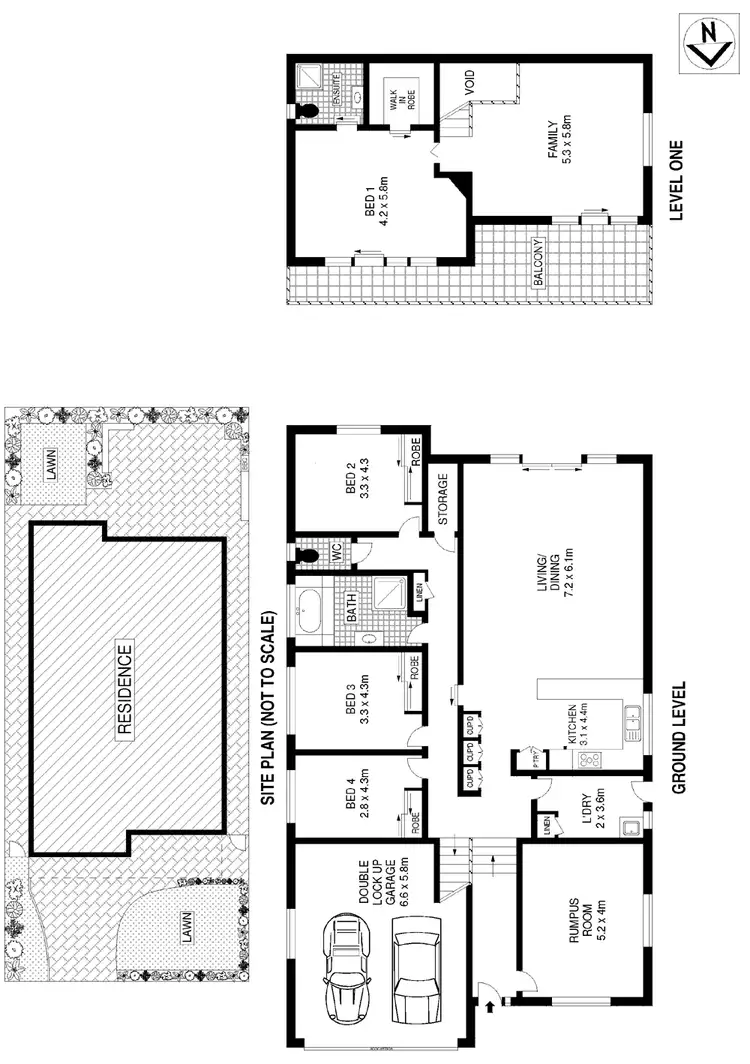 Floorplan of Homely house listing, 5 Asca Drive, Green Point NSW 2251