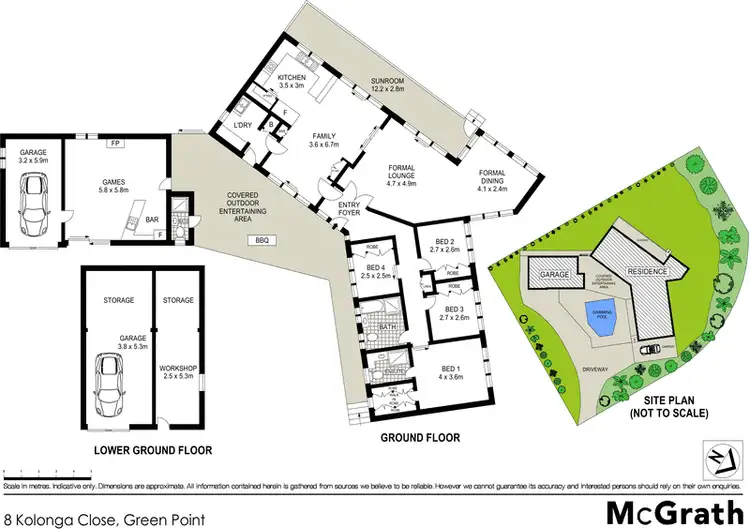 Floorplan of Homely house listing, 8 Kolonga Close, Green Point NSW 2251