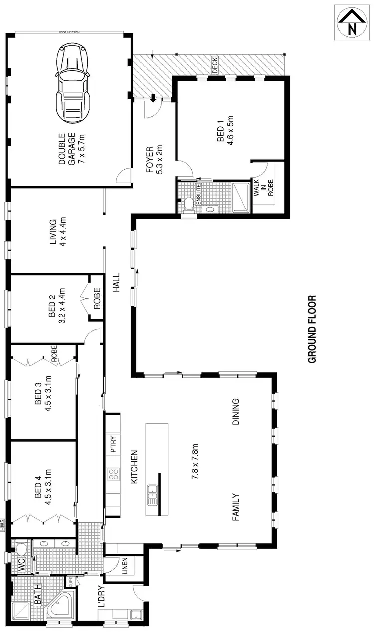Floorplan of Homely house listing, 12 Winston Street, Wamberal NSW 2260