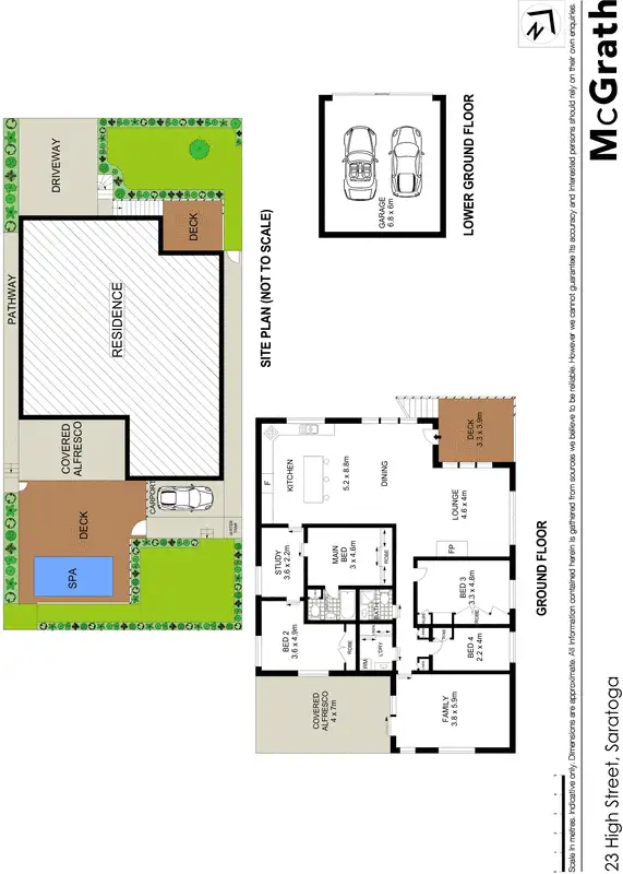 Floorplan of Homely house listing, 23 High Street, Saratoga NSW 2251