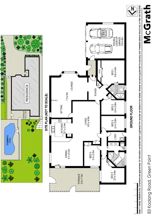 Floorplan of Homely house listing, 83 Koolang Road, Green Point NSW 2251
