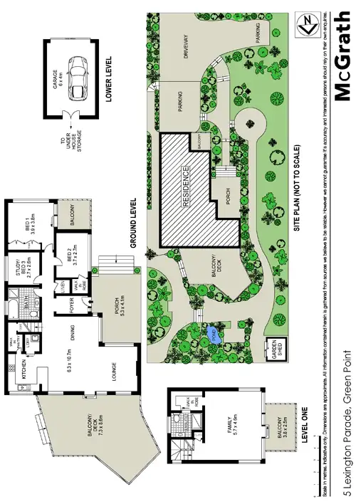 Floorplan of Homely house listing, 5 Lexington Parade, Green Point NSW 2251