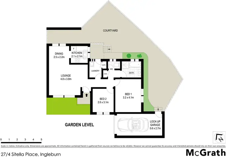 Floorplan of Homely villa listing, 27/4 Sitella Place, Ingleburn NSW 2565