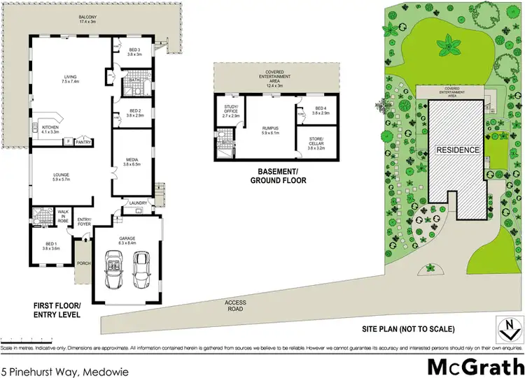 Floorplan of Homely house listing, 5 Pinehurst Way, Medowie NSW 2318