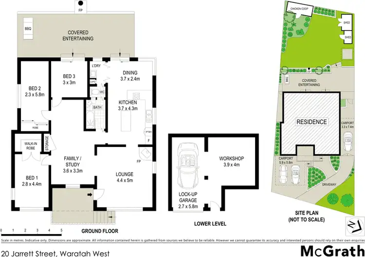 Floorplan of Homely house listing, 20 Jarrett Street, Waratah West NSW 2298