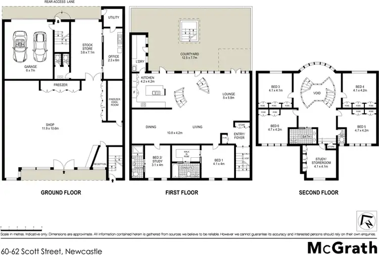Floorplan of Homely house listing, 60-62 Scott Street, Newcastle NSW 2300