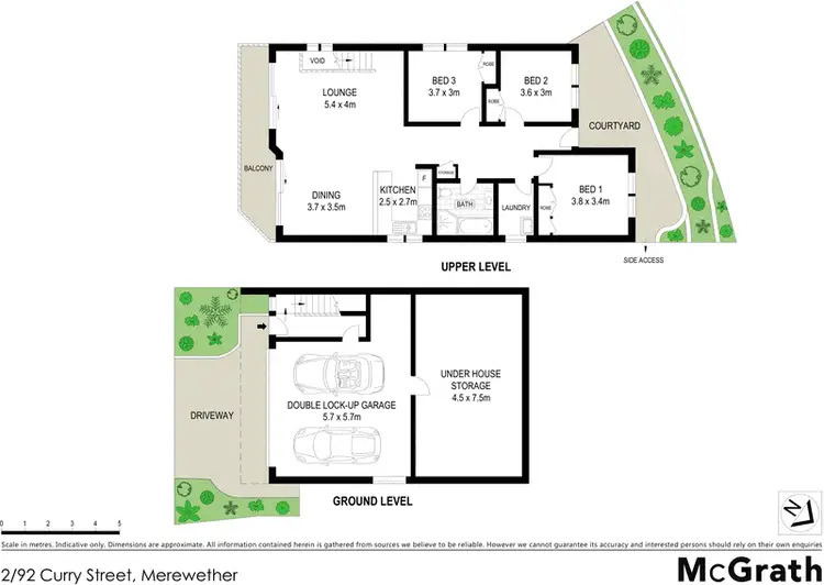 Floorplan of Homely apartment listing, 2/92 Curry Street, Merewether NSW 2291