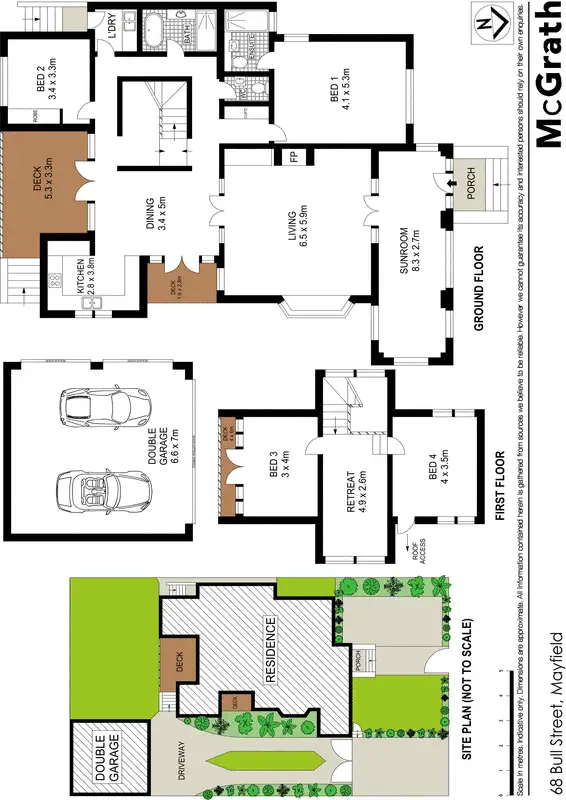 Floorplan of Homely house listing, 68 Bull Street, Mayfield NSW 2304