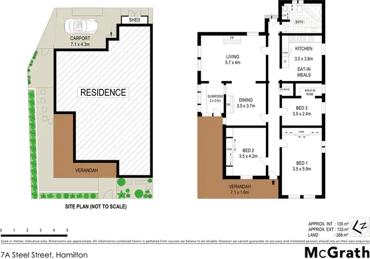 Floorplan of Homely house listing, 7a Steel Street, Hamilton NSW 2303