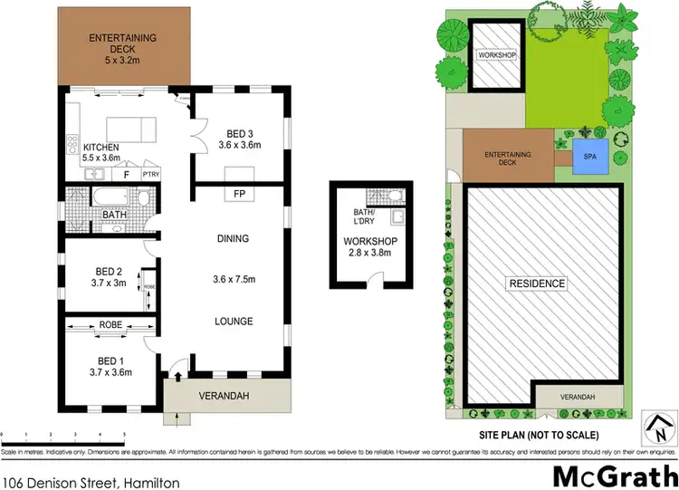 Floorplan of Homely house listing, 106 Denison Street, Hamilton NSW 2303