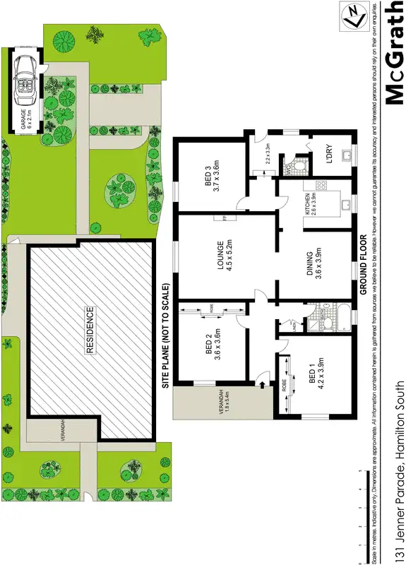 Floorplan of Homely house listing, 131 Jenner Parade, Hamilton South NSW 2303