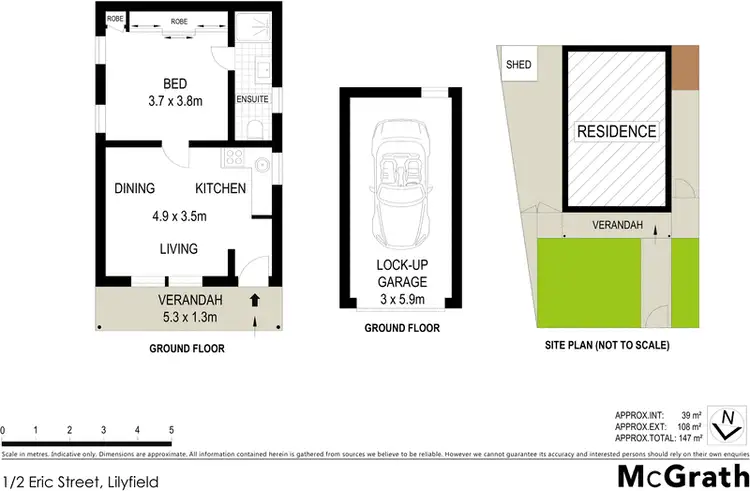 Floorplan of Homely house listing, 1/2 Eric Street, Lilyfield NSW 2040